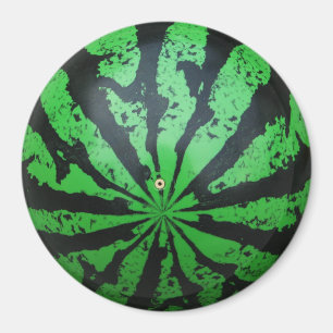 Watermelon Football / Soccer Ball Magnet