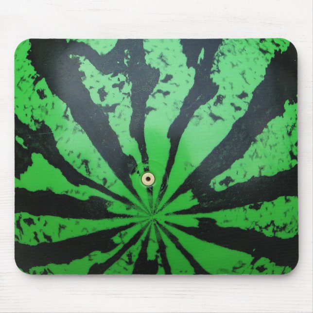 Watermelon Football / Soccer Ball Mouse Mat (Front)