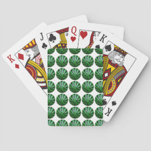Watermelon Football / Soccer Ball Playing Cards
