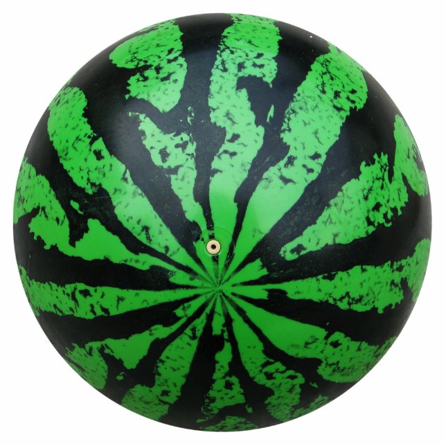 Watermelon Football / Soccer Ball Standing Photo Sculpture (Front)