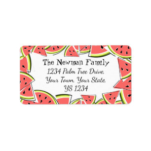 Watermelon Frame Label