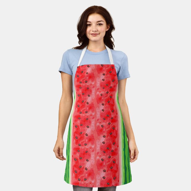 Watermelon fresh summer fruit apron (Worn)
