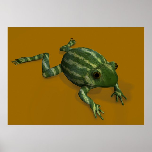 Watermelon Frog Poster (Front)
