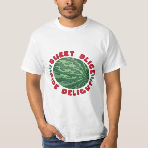 WATERMELON FRUIT FLAT SWEET SLICE RIPE DELIGHT T-Shirt