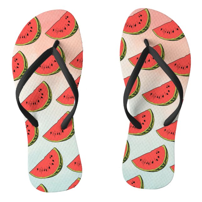 Watermelon Fruit Flip Flops (Footbed)