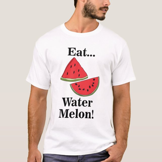 Watermelon Fruit Funny T-Shirt (Front)