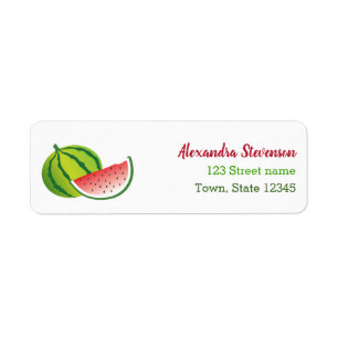 Watermelon Fruit Return Address