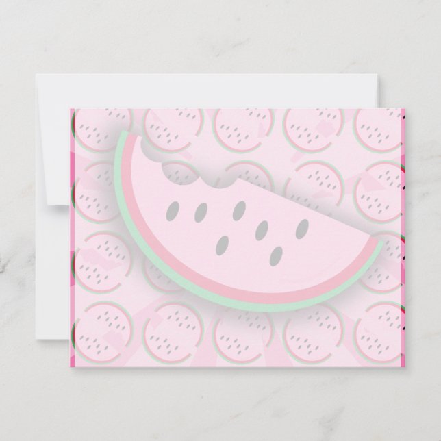 Watermelon Fun Fresh Fruit Art Design (Front)