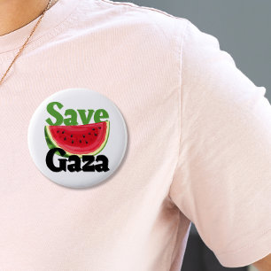 Watermelon Gaza Palestine  6 Cm Round Badge