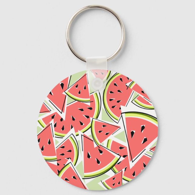 Watermelon Green keychain (Front)