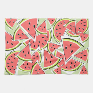 Watermelon Green kitchen towel