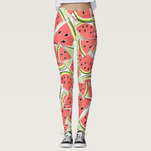 Watermelon Green leggings