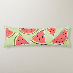 Watermelon Green Pieces Body Cushion