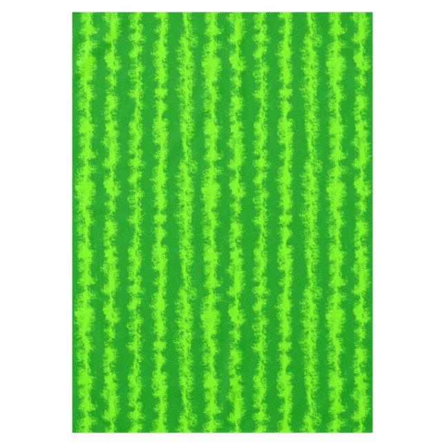 Watermelon Green Rind Summer Fruit Pattern Tablecloth (Front)