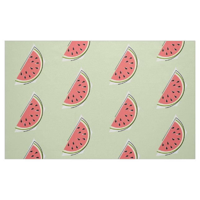 Watermelon Green Slice large Fabric (Fat Quarter)