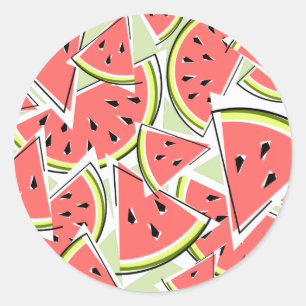 Watermelon Green sticker round