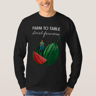 Watermelon Grow My Own Vegetable Local Farmer T-Shirt