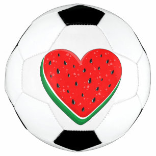 Watermelon Heart Valentine's Day Free Palestine Football