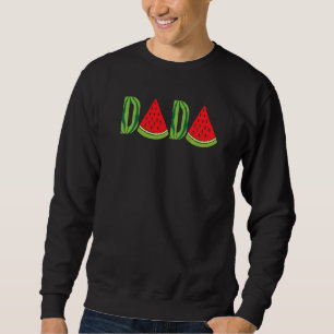 Watermelon Hello Summer Vacation Tropical Fruit Sweatshirt