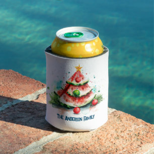 Watermelon I Christmas In July  Can Cooler