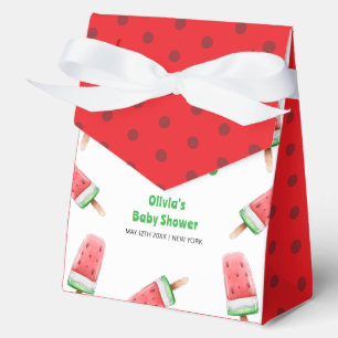 Watermelon Ice Cream Popcicle Baby Shower Favour Box