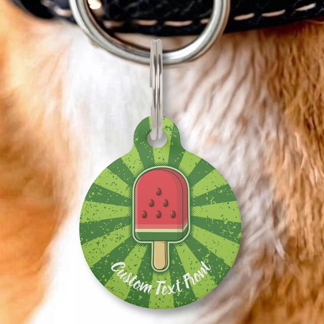 Watermelon Ice Cream Stick Pet Tag (Creator Uploaded)