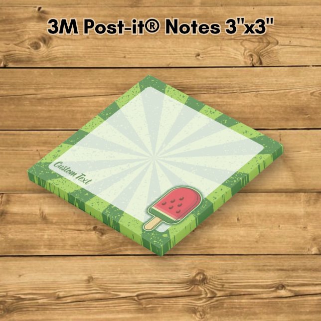 Watermelon Ice Cream Stick Post-it Notes (Creator Uploaded)