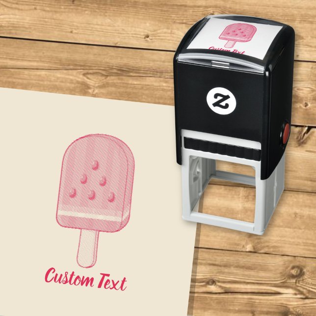 Watermelon Ice Cream Stick Self-inking Stamp (Creator Uploaded)