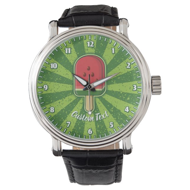 Watermelon Ice Cream Stick Watch (Front)