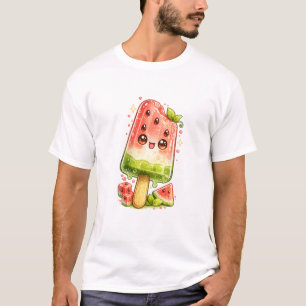 Watermelon Ice Pop Kawaii T-Shirt