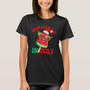 Watermelon Ice Pops  Christmas In July T-Shirt