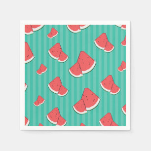 Watermelon Illustration Napkin