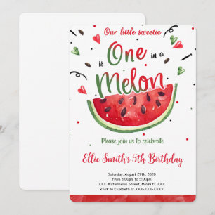 Watermelon Invitation