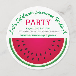 Watermelon Invitation