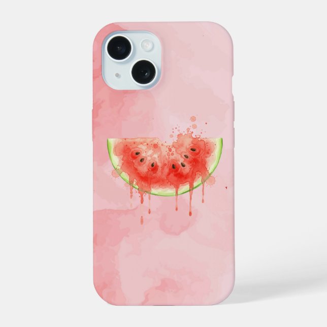 Watermelon iPhone 15 Case (Back)