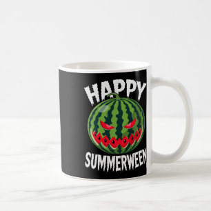 Watermelon Jackolantern Summer Halloween Happy Sum Coffee Mug