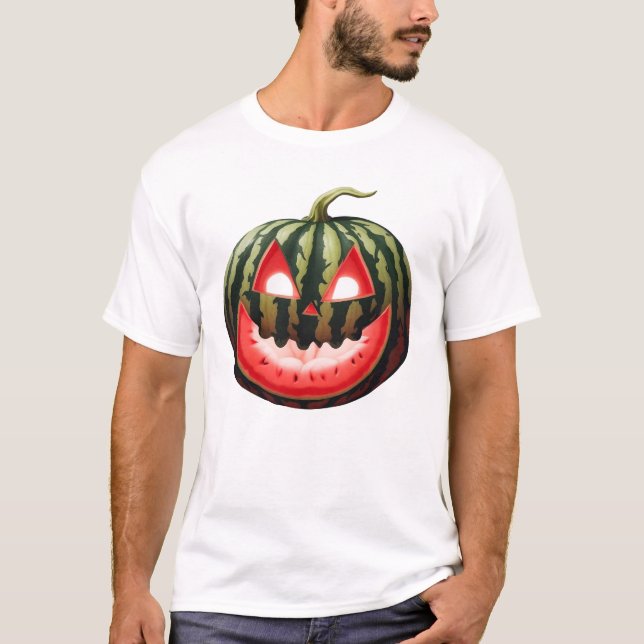 Watermelon Jack'O'Lantern T-Shirt (Front)