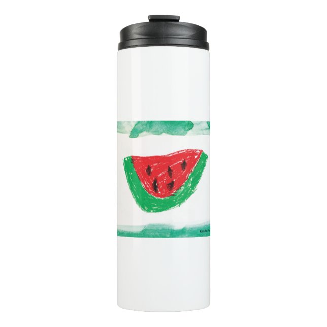 Watermelon - Kids Art for CHOC Thermal Tumbler (Front)