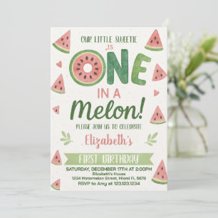 Watermelon Kids Birthday Invitation & Party Decor