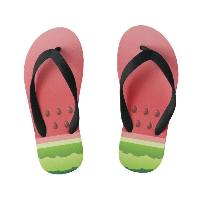 Watermelon Kid's Flip Flops (Footbed)