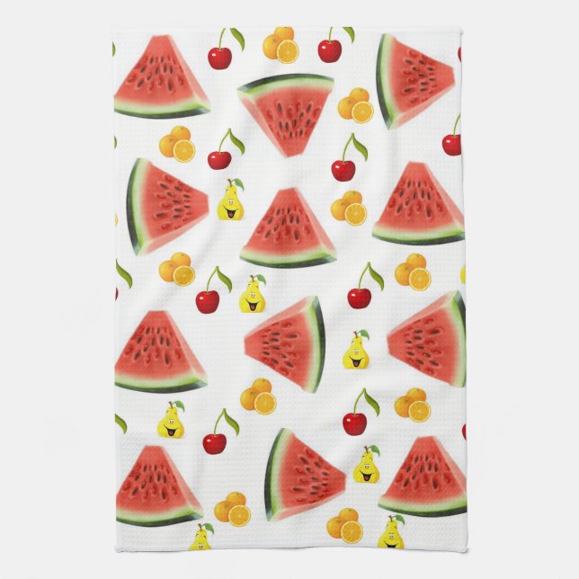 Watermelon kitchen hand towel (Vertical)