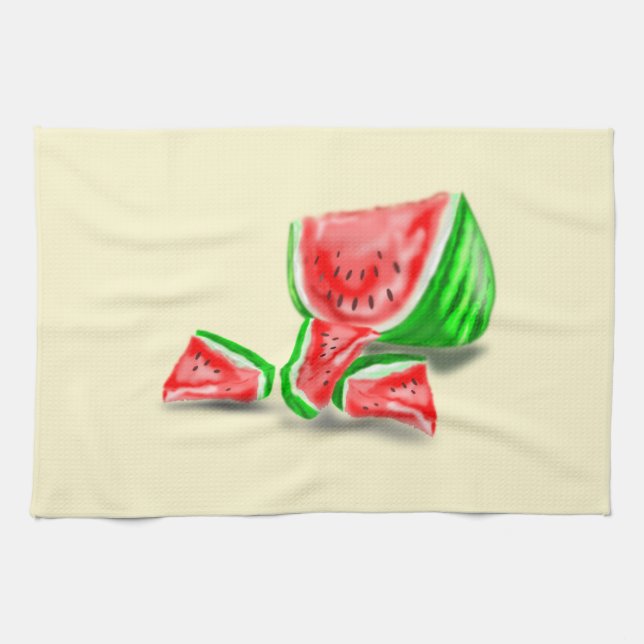 Watermelon Kitchen Towel - Your Colours (Horizontal)