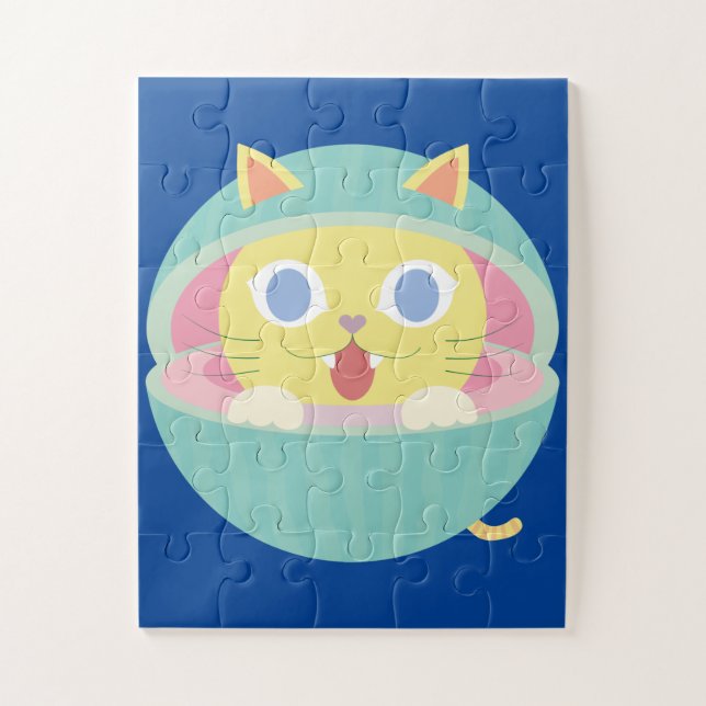 watermelon kitty puzzle (Vertical)