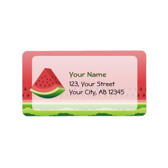 Watermelon Label (Front)