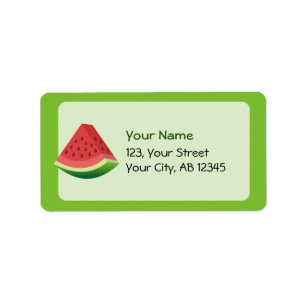 Watermelon Label