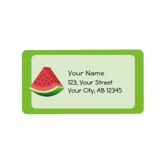 Watermelon Label (Front)