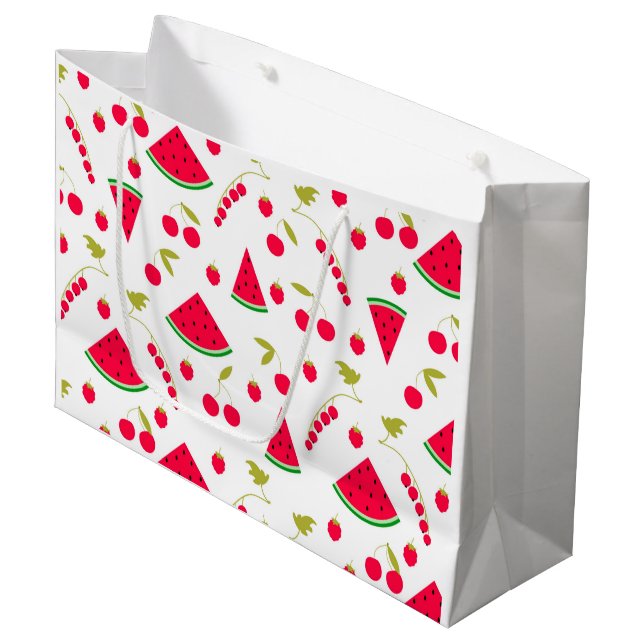 Watermelon Large Gift Bag (Front Angled)