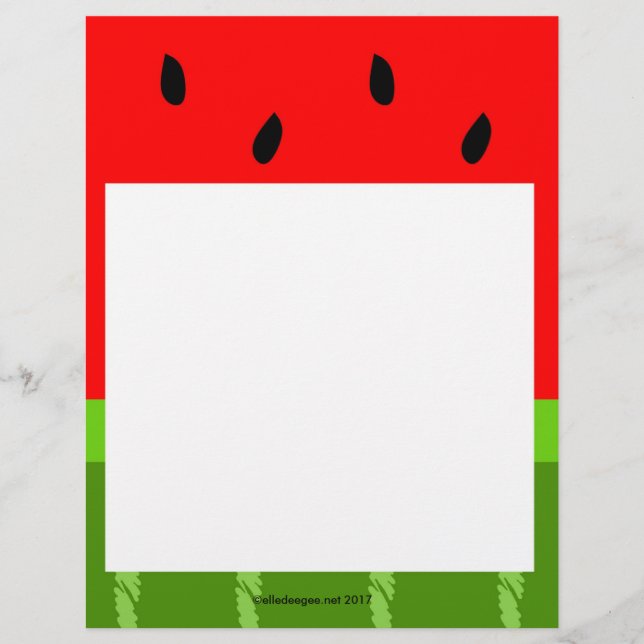 Watermelon Letterhead (Front)