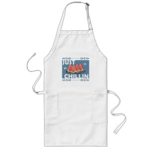 watermelon long apron