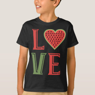 Watermelon Love Fruit Summer Watermelon T-Shirt